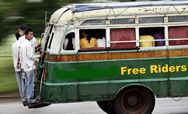 Free riders Free riders